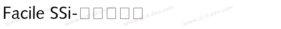 Facile SSi字体转换